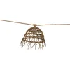 Image de newgarden - Guirlande lumineuse décorative ALMA avec câble de 800 cm, type jute et charge solaire et batterie rechargeable, lumière LED chaude, idéale pour extérieur et intérieur. Conçue en Espagne