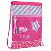 Image de SKPAT - Sac à Dos Cordon pour Enfant - Sac à Cordon pour Fille/Garçon Multi Fonctions - Sac à Cordon de Sport en Tissu Léger et Résistant, Fuchsia