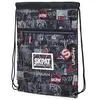Image de SKPAT - Sac à Dos Cordon pour Enfant - Sac à Cordon pour Fille/Garçon Multi Fonctions - Sac à Cordon de Sport en Tissu Léger et Résistant, Noir