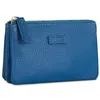 Image de JASLEN - Porte Monnaie Femme en Cuir - Petite Taille, Design Original, Mini Porte Monnaie, Petit Porte Monnaie. Petit Porte Monnaie Femme - Mini Porte Monnaie, Bleu