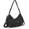 Image de SKPAT - Sac À Main Bandoulière élégant et pratique pour tous les jours Sac A Main Femmes Bandoulieres avec style moderne Sac À Main compact et tendance., Noir