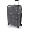 Image de JASLEN - Valise Grande Taille Rigide 4 roulettes - Résistante Valise Grande Taille XXL Légère - Valise Soute Avion de Voyage Résistante en Matériau PP. Combinaison TSA, Brun métallique