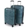 Image de JASLEN - Set De Bagages Léger Et Résistant avec Roues Pivotantes 360 Cadenas à Combinaison TSA Inclus Set De Valises Rigides polypropylène Ensemble Valise., Bleu métallique