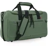 Image de JASLEN - Sac Voyage Femme Cabine Léger Élégant Et Spacieux Sac Weekend Femme Grand Format Avec Compartiments Sac Cabine Et Sac De Voyage Homme Pratique Pour Tous Déplacements Compatible avec Rya, Kaki