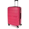 Image de JASLEN - Valise Grande Taille Rigide 4 roulettes - Résistante Valise Grande Taille XXL Légère - Valise Soute Avion de Voyage Résistante en Matériau PP. Combinaison TSA, Fraise