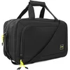 Image de JASLEN - Sac De Voyage Grande Capacité Pour Femme Et Homme - Cabine Avion - Weekend - Polochon - Sport Souple, Noir