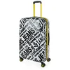 Image de Lois - Grande Valise, Valise 158 Cm, Valise Rigide légère à roulettes pivotantes avec Cadenas à Combinaison TSA, idéale Valise Grande Taille Cabine ou Valise Soute, Blanc-Noir