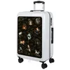 Image de SKPAT - Valise Moyenne - Valise Rigide. Valise a Roulette. Valise Soute Avion - Valise De Voyage Résistante en Polycarbonate - Valise Ultra Légère, Cadenas à Combinaison, Zodiaque Blanc