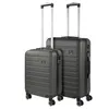 Image de SKPAT - Set De Valise Rigide avec roulettes Pivotantes - Set Valise Léger, Grande Capacité, Organisation Astucieuse pour Les Voyages Longs, Anthracite