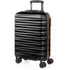 Image de JASLEN - Valise Cabine 55x35x20 Rigide Légère à Roulette 4 Roues Pivotantes avec Cadenas à Combinaison TSA Bagage Cabine Idéal pour Voyager en Avion Petite Valise Compacte Compatible avec Ryan, Noir