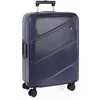 Image de JASLEN - Valise Moyenne Soute Avion Rigide 4 Roulettes - Résistante en Polypropylène, Ultra Légère, Verrouillage TSA/Cadenas à Combinaison - Bleu Marine