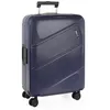 Image de JASLEN - Valise Cabine 55x40x20, Valise Cabine, Valise À roulettes, Valise Roulette, Valise Rigide, Résistant, Légère, Bleu Marine