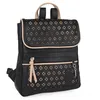 Image de SKPAT - Sac À Dos Femme Élégant Et Polyvalent Convertible En Sac A Main Femme Idéal Pour Le Quotidien Ou Le Voyage Chic Sac Urbain Compact Et Stylé., Noir-Taupe
