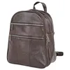 Image de Lois - Sac À Dos Cuir Sac À Dos Ordinateur Pour Travail Et Voyage, Compartiment Rembourré, Fermetures Sécurisées, Style Urbain Unisexe, Marron