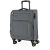 Image de JASLEN - Valise Cabine 55X40X20 légère et résistante Bagage Cabine idéal pour Voyages Courts Valise Cabine Tissu Souple 4 Roues pivotantes Compatible Ryanair, Gris