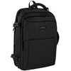 Image de JASLEN - Sac A Dos Pratique et Sac De Voyage Cabine Polyvalent avec Grande capacité et Rangement organisé pour Courts séjours et Voyages. 46X35X20 Compatibles Ryanair., Noir