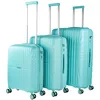 Image de JASLEN - Set De Bagages Léger Et Résistant avec Roues Pivotantes 360 Cadenas à Combinaison Inclus Set De Valises Rigides polypropylène Ensemble Valise., Menthe