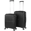 Image de JASLEN - Set De Bagages Léger Et Résistant avec Roues Pivotantes 360 Cadenas à Combinaison Inclus Set De Valises Rigides polypropylène Ensemble Valise., Noir