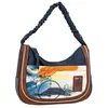 Image de SKPAT - Sac À Main Bandoulière élégant et pratique pour tous les jours Sac A Main Femmes Bandoulieres avec style moderne Sac À Main compact et tendance., Bleu marine