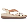 Image de Pikolinos Sandales à semelles compensées en Cuir CADAQUES pour Femme Color MARFIL