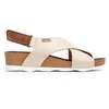Image de Pikolinos pour femme. W9E-0912 Sandales en cuir beige Mahon (41), Noir, 3 à 5 cm, Velcro, Casuel