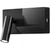 Image de LEDS-C4 E-Lamp Mini applique murale LED noir/noir