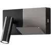 Image de LEDS-C4 E-Lamp Mini applique murale LED noir/gris