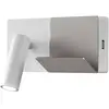 Image de LEDS-C4 E-Lamp Mini applique LED blanc/gris
