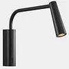 Image de LEDS C4 Gamma Extend Lampe de Lecture LED Bras Réglable Noir Métallique IP20 2.1W 2700K