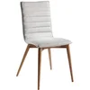 Image de Angel Cerda   Chaise de Salle à Manger Rembourrée en Tissu | Chaises de Salle à Manger Modernes, Design Minimaliste et Élégant | 49 x 56 x 90 cm, Pieds en Bois Noyer | Confortable
