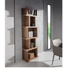 Image de Angel Cerda - Bibliothèque en bois plaqué noyer - 60x28x190 cm OS