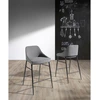 Image de Angel Cerda - Tabouret en tissu gris/noir - 49x53x90 cm OS
