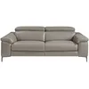 Image de Ángel Cerdá- Canapé 2 Places en Cuir de Vache Gris Foncé - Canapé Relax 2 Places avec Mécanismes Électriques - Petit Canapé au Style Minimaliste - Mobilier de Salon Moderne - 170 X 102 X 77/97 cm