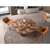 Image de Angel Cerda - Table à manger ronde avec plateau fixe noyer - D.150x76 cm OS