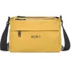 Image de KCB Sac à bandoulière Maze | Design spacieux et pratique | Poches polyvalentes | Variété de compartiments | Poignées réglables | 100 % végan, ocre, Taille unique