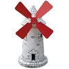 Image de AnaParra Figurine de moulin en béton pierre pour le jardin extérieur 36 x 36 x 72 cm. Poids : 46 kg. Décoration de jardin
