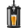 Image de Cecotec Tireuse à Bière BeerFlow Steel 5000. Machine à Bière 65W, température réglable de 2-12°C,Compatible avec barils pressurisés et non pressurisés de 5L, avec finition inox et pieds antidérapants