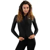 Image de SIROKO - Maillot Vélo à Manches Longues pour Femme M2 Eclipse - L - Noir