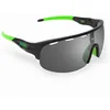 Image de SIROKO - Lunettes de Sport Photochromiques K3 PhotoChromic Alpe D'Huez Noir/Vert