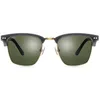 Image de SIROKO - Lunettes de soleil en acier inoxydable HudsonNoir