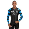 Image de SIROKO - Maillot Vélo à Manches Longues M2 Legend - M - Noir/Bleu électrique