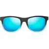 Image de SIROKO - Lunettes de Soleil Polarisées Deep Blue Noir/Cyan