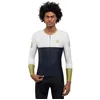 Image de SIROKO - Maillot Vélo à Manches Longues M2 Bavaria - XL - Bleu Marine/Blanc
