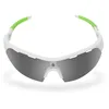 Image de SIROKO - Lunettes de Sport Photochromiques K3s PhotoChromic Fluor Blanc/Vert