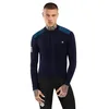 Image de SIROKO - Maillots Vélo Thermique à Manches Longues SRX M4 Cubilla - M - Bleu Marine/Bleu électrique