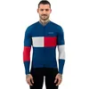 Image de SIROKO - Maillot Vélo à Manches Longues M2 Vezzana - M - Bleu/Rouge