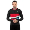 Image de SIROKO - Maillot Vélo à Manches Longues M2 Riemst - S - Noir/Rouge