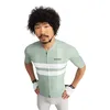 Image de SIROKO - Maillot Vélo Été M3 Mustair - M - Vert cendré/Blanc