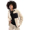 Image de SIROKO - Veste Polaire Sherpa pour Femme Levi-W - XL - Beige/Noir