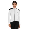 Image de SIROKO - Maillot Vélo Thermique à Manches Longues pour Femme SRX M4 Eira - L - Blanc/Noir